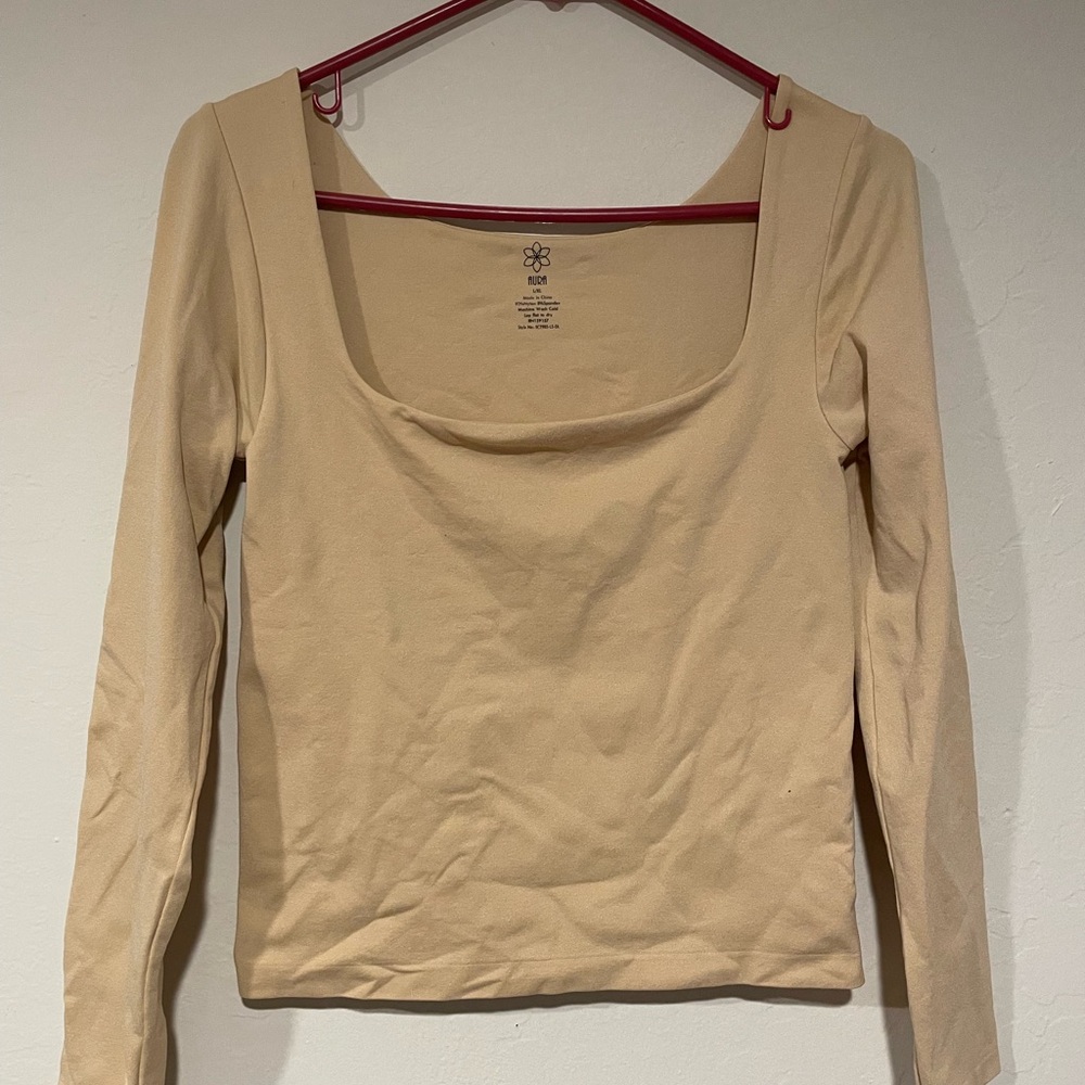 Square neck top